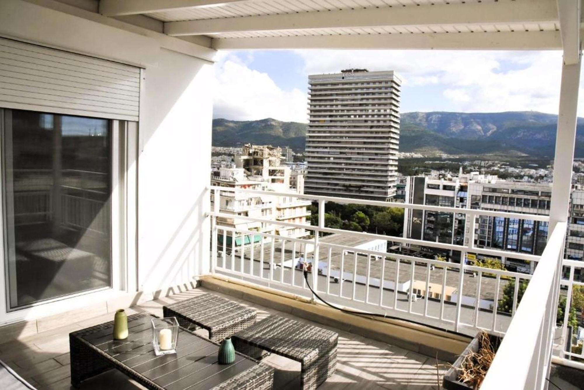 Tiny Rooftop Apartment Atene Esterno foto