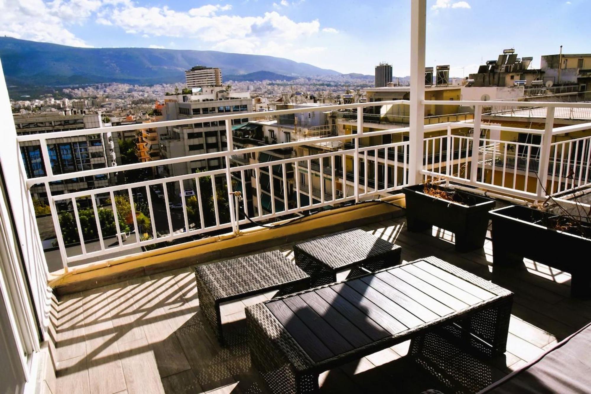 Tiny Rooftop Apartment Atene Esterno foto